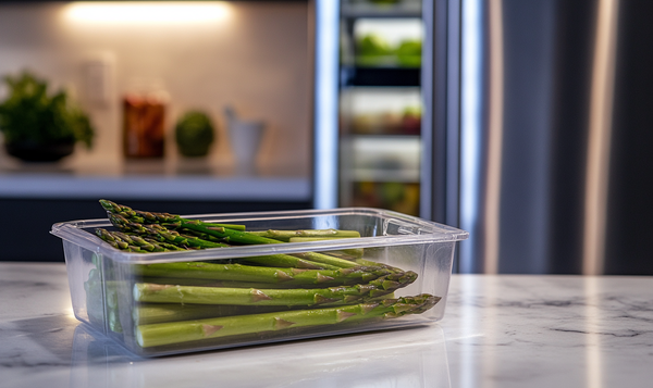 Ungeschälter Spargel