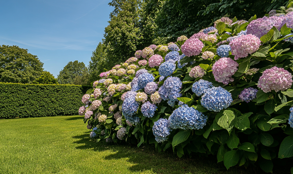 Unterschiedliche Hortensienarten und ihre Größen