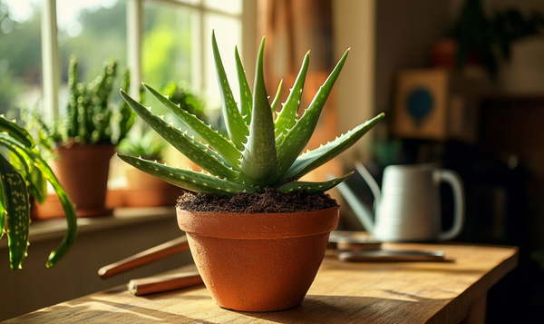 Vermehrung der Aloe Vera durch Kindel