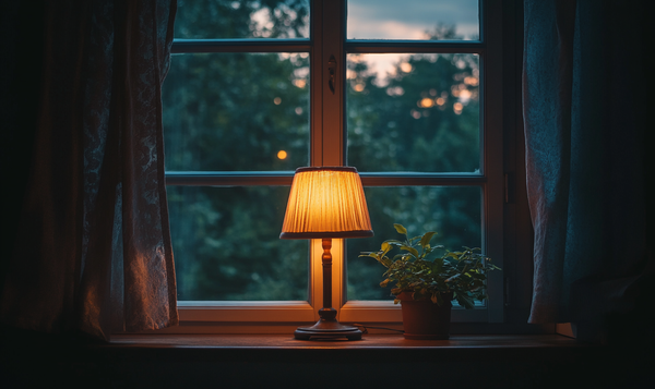 Vermeidung von Lichtquellen an offenen Fenstern
