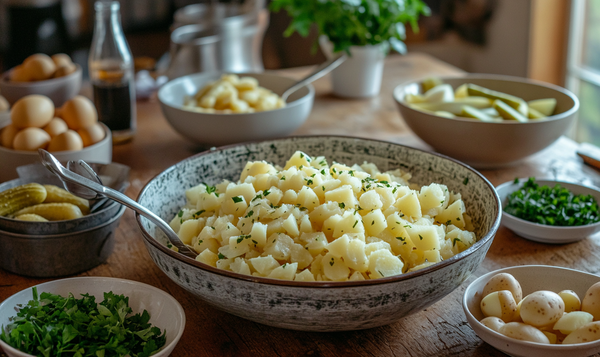 Verwendung der eingekochten Kartoffeln