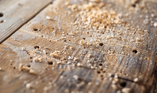 Voraussetzungen für das Füllen von Holzwurmlöchern