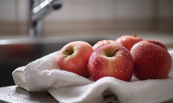 Vorbereitung des Obstes