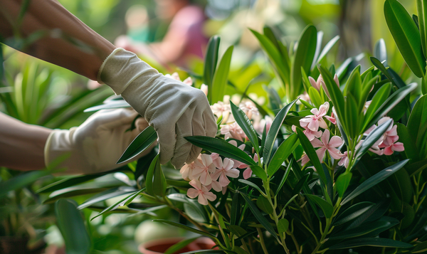 Vorsicht: Oleander ist giftig!