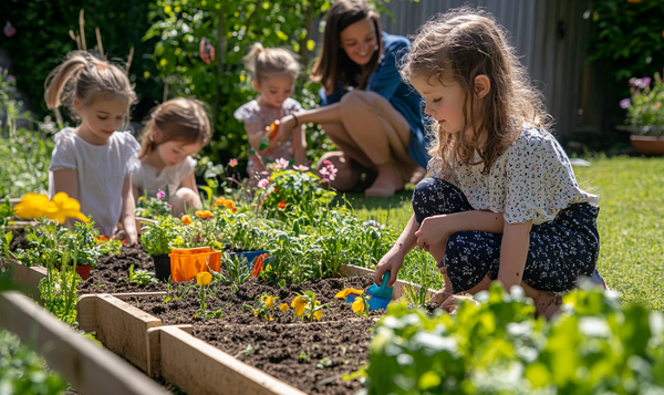 Vorteile des Gärtnerns mit Kindern