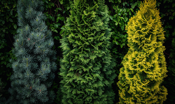 Wachstumsraten der verschiedenen Thuja-Sorten