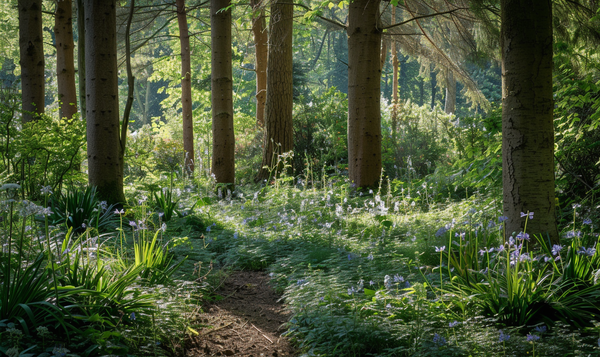 Wald- und Wildstauden für die Bepflanzung unter Tannen