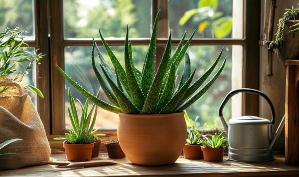Wann sollte man Aloe Vera umtopfen?