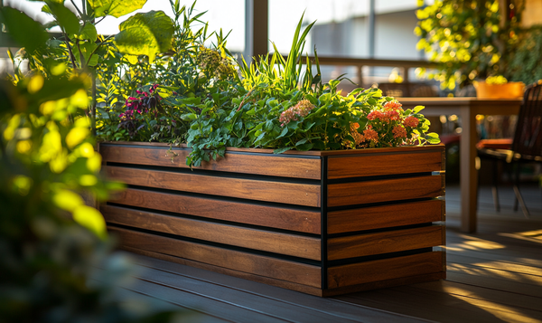Warum Pflanzkübel aus Terrassendielen?