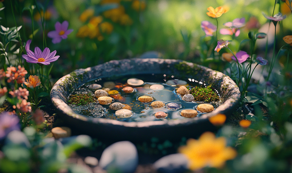 Wasserquelle anbieten