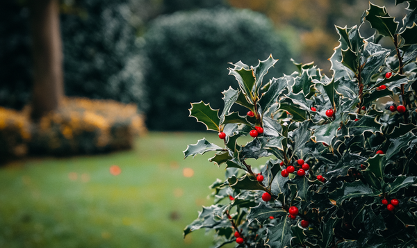 Weißbunte Stechpalme (Ilex aquifolium 'Argentea Marginata')