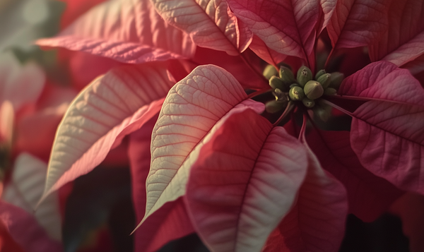 Weihnachtssterne in ungewöhnlichen Farben