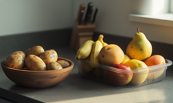 Welches Obst sollte nicht in der Nähe von Kartoffeln gelagert werden?