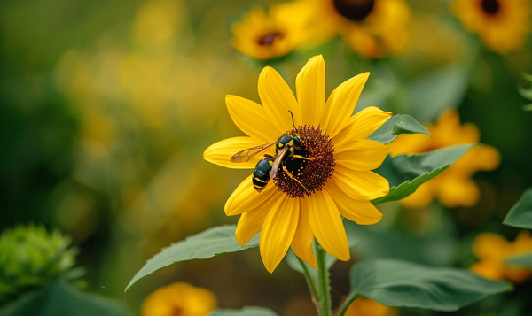 Wespenaktivität im Sommer und Herbst