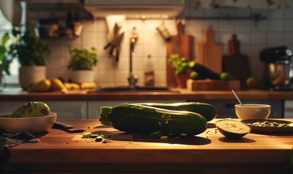 Wie entkernt man eine Zucchini?