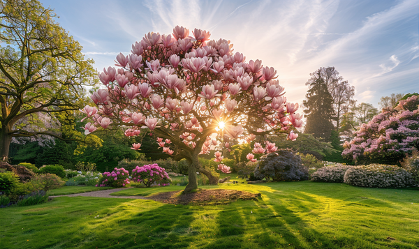 Wie groß werden Magnolien?