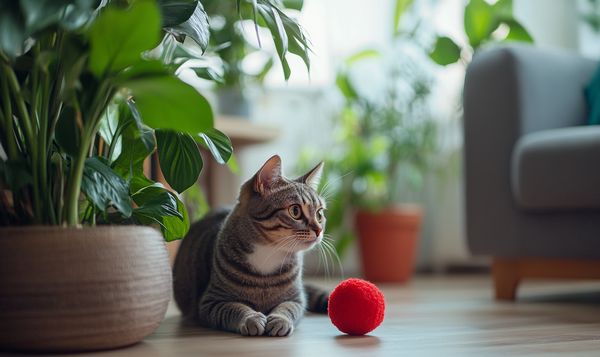 Wie kann man Katzen vom Fressen von Zimmerpflanzen abhalten?