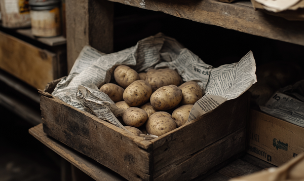 Wie lagert man Kartoffeln ohne Keller?