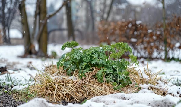 Winterschutz für Ihre Petersilie