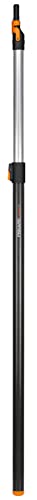 Fiskars Teleskop-Stiel für QuikFit Werkzeug-Köpfe, Länge 1,4 - 2,4 m, Aluminium, Schwarz/Orange, QuikFit, 1000666