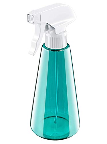 Babacom Sprühflasche, 500ml PET Plastik Zerstäuber, 3 Modi (Feinen Nebel & Strahl & Aus) Nachfüllbare Leere Sprühflasche für Reinigungsmittel, Flüssigkeit