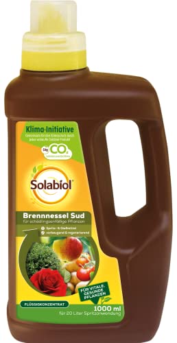 Solabiol Brennnessel Sud, biologisches Pflanzenstärkungsmittel zur Kräftigung und Stärkung schädlingsanfälliger Pflanzen, 1 Liter
