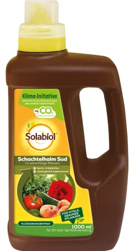 Solabiol Schachtelhalm Sud, biologisches Pflanzenstärkungsmittel zur Kräftigung und Stärkung pilzanfälliger Pflanzen, 1 Liter