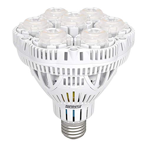 Qiuxiaoaa Wachsen Sie Pflanzenlicht 5W E27 LED-Anlage Wachsen Sie Licht Vollspektrum Indoor-5-LED-Pflanzen-Crowth-Lampe, 