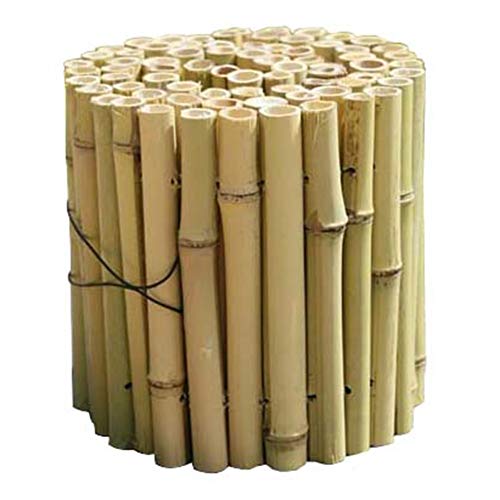ZHANWEI Gartenzaun Staketenzaun Weißer Bambus Holz Gemüsegarten Faltbar Terrasse Rand Rasenkante Beeteinfassungen, 4 Größen (Color : 1pc, Size : 100x15cm)