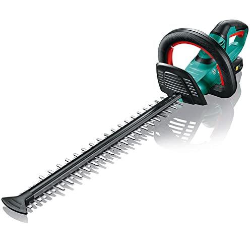 Bosch Akku-Heckenschere AHS 50-20 LI (1x Akku, 18 Volt System, Messerlänge: 50 cm) - Ideal für präzise und effiziente Pflege Ihrer Gartenhecken