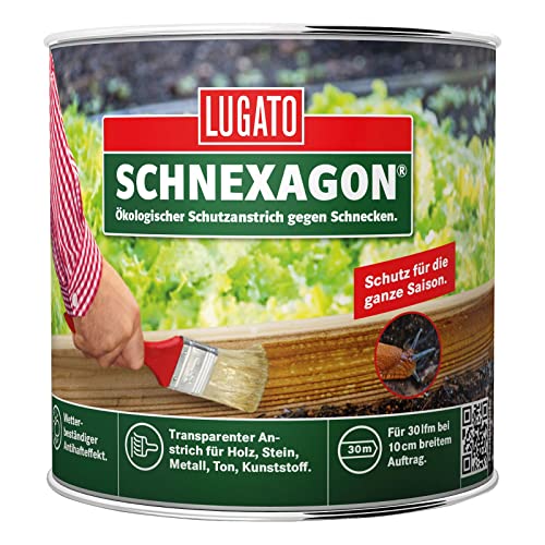 Lugato Schnexagon, Anstrich gegen Schnecken, 375 ml