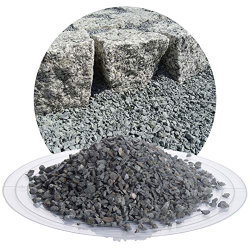 25 kg Diabas Pflastersplitt grau in 2-5 mm von Schicker Mineral für eine stabile, drainagefähige und witterungsbeständige Pflasterbettung