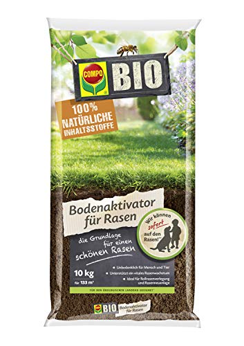 COMPO BIO Bodenaktivator für Rasen, Ideal für Rollrasenverlegung und Rasenneuanlage, 10 kg