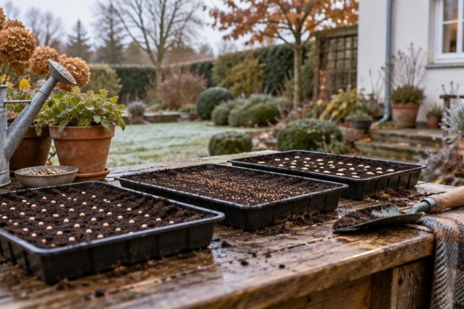 Frostkeimer im winterlichen Garten säen
