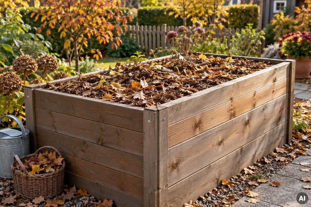Hochbeet für den Winter vorbereiten
